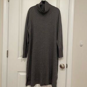 Eileen Fisher 100% Merino Wool Sweater Dress XL